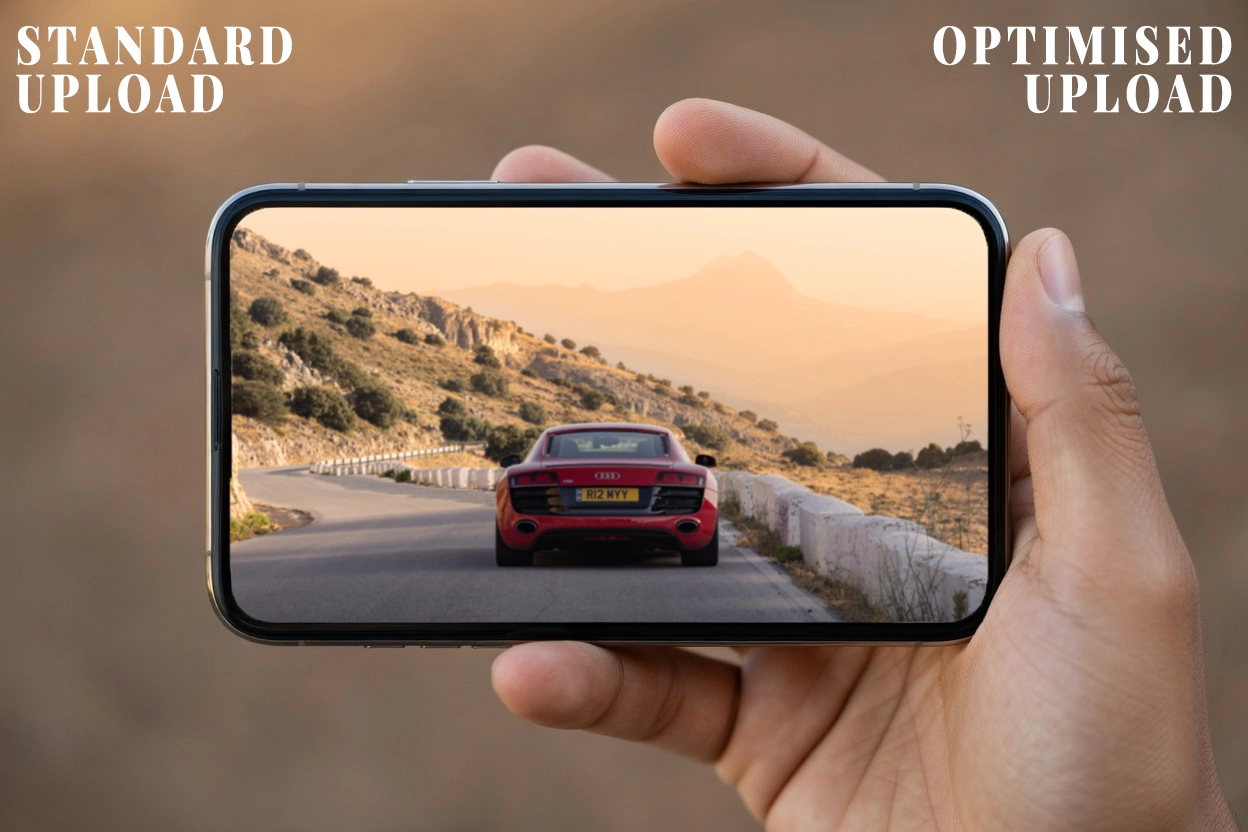 Lower quality image preview